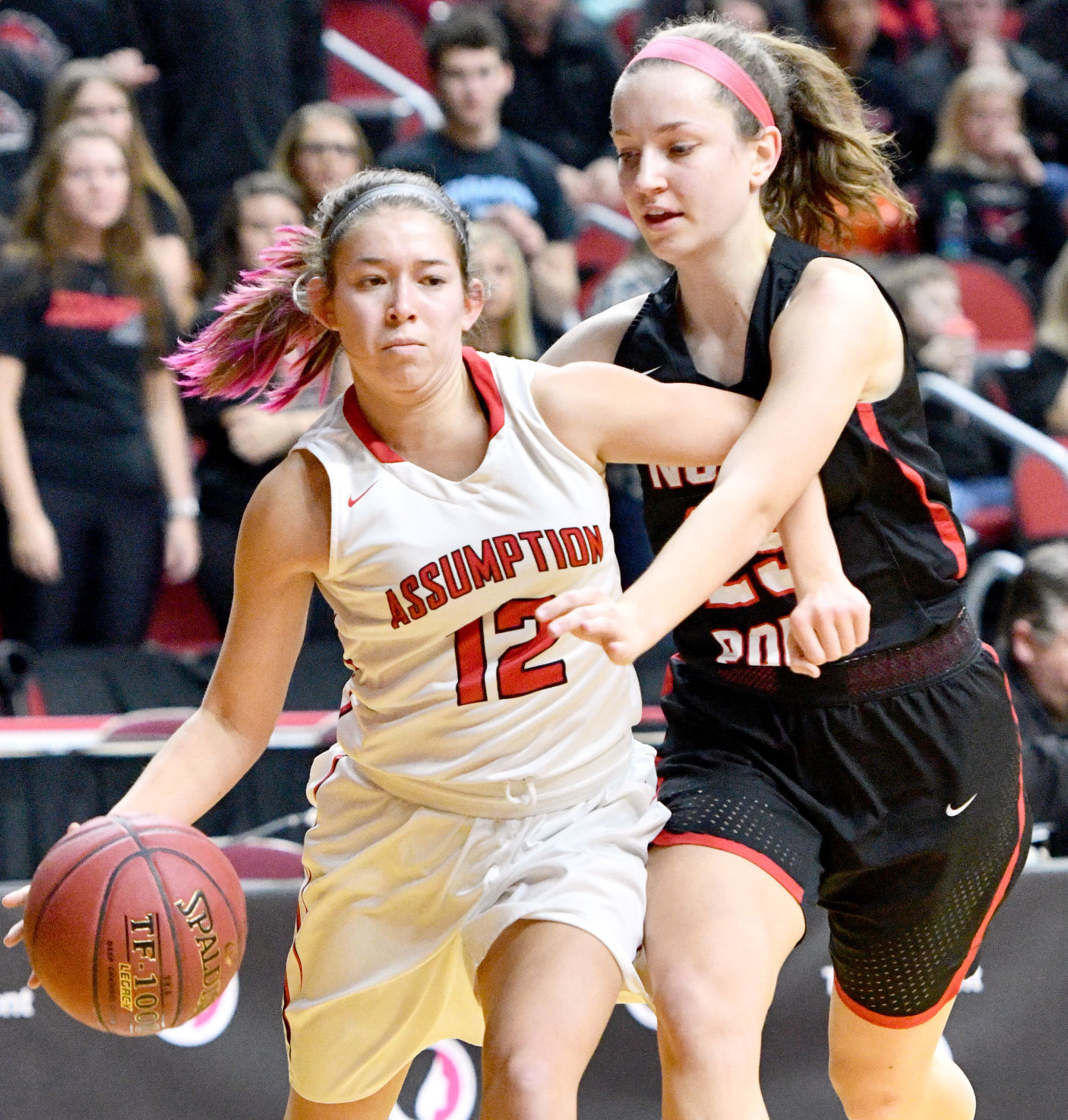 Davenport Assumption vs North Polk state basketball